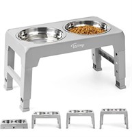 ($42) Toozey Height Adjustable Dog Bowl