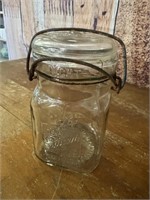 1909-1919 SKO Square 1 Pt Canning Jar