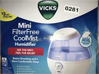 VICKS COOL MIST HUMIDIFIER