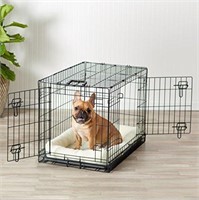 AmazonBasics Double-Door Folding Metal Dog Crate -