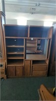 Thornwood entertainment center w/ 3 adjustable