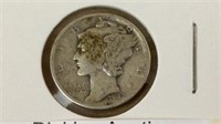 1942 Mercury dime