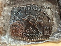 30 - 1986 Hesston Rodeo Belt Buckles