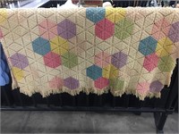Crochet bedspread and quilt