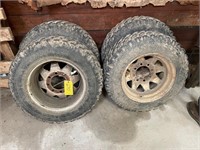 (4) 16.5 Tires and Rims