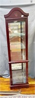 Cherry Finished Curio Cabinet