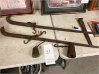 2 Barn Beam Scales With Weights