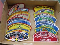 Boy Scout Patches Council Strips Shoulder Patches