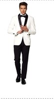 Sz 46 OppoSuits Men's Tuxedo - Pearly White -