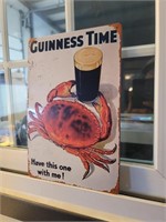 Guinness Time Tin Sign