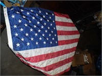 100% Nylon US Flag Embroidered Stars 4' x 6'