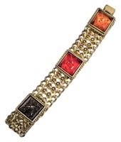 1980s Isabel Canovas Gripoix Chain Bracelet