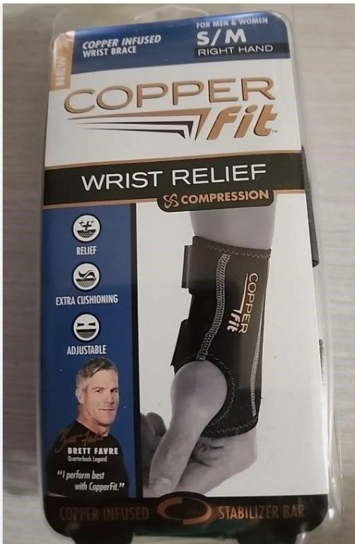 Compression Wrist Sleeve-Right Hand-SIZE S/M