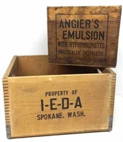 Angier's Chem Co. & IEDA Spokane WA Boxes