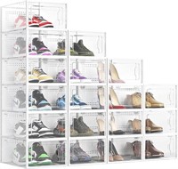 Stackable Clear Shoe Boxes