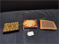 (3) Men's Bifold Wallets