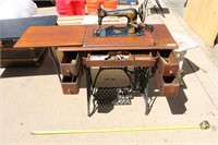 Antique Singer Treddle Sewing Machine