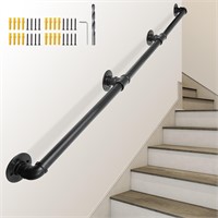 SCIEO 8FT Stair Railing  Industrial Handrail