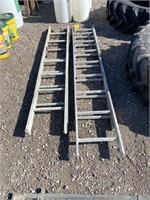 2-Aluminum Extension Ladders