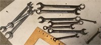 Craftsman standard combo wrenches w/crowsfoot