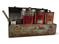 Vintage Tin Craftsman Tool Box & more