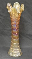 Imperial Marigold Ripple 8.75" Swung Vase