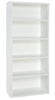 ClosetMaid Bookshelf with 5 Shelf Tiers, Adjustabl