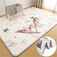 Foldable Baby Playmat, XPE Foam Baby Gym & Play