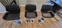 3PC COUNTER STOOLS