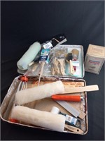 Paintbrushes, Paint Roller, Painting Supplies, etc
