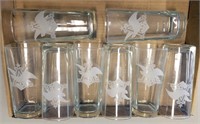 Eight Anheuser Busch Tumblers