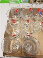 18 Assorted Anheuser Busch Bud Michelob Glasses