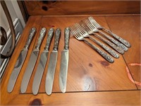Sterling Silver Forks and Knives S. Kirk & Son
