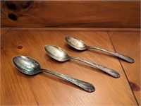 Vintage Silver Plated Spoons W A Rogers A1 Plus