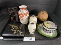 Oriental Style Art Miniature Vase’, Jade Hand