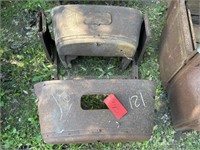 Pair of 1926-27 Ford T open Top Cowls