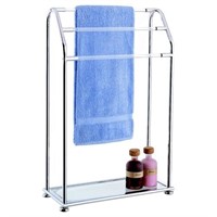 Neu Home Freestanding Acrylic Towel Rack