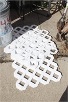 Small Pieces of Plastic Lattice