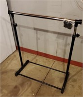 Clothing Trolley 36-65H About 3 ft Wide on Wheels