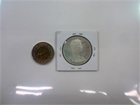 1 $ 1966 silver XF