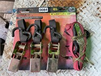 4- ratchet straps, 3 are new