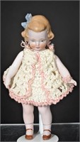 German pink all-bisque child doll