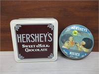 2 Hersheys Chocolate Tins