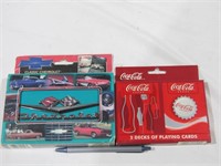 Coca Cola & Chevrolet Playing Cards