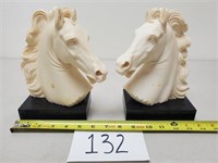 Golden Crown A. Giannelli Horse Bookends
