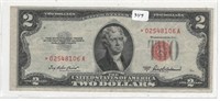 1953A (Star) $2 Red Seal Note