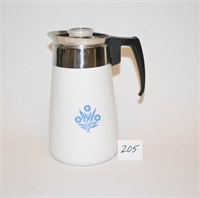 Blue Cornflower Corningware/Coffee Percolator