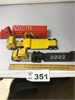 3 SEMIS, BUDDY L, MATCHBOX, MCDONALDS