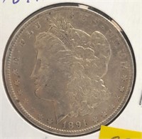 1891 Morgan Dollar