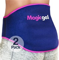 2 Pack Lower Back Wrap for Hot or Cold Therapy